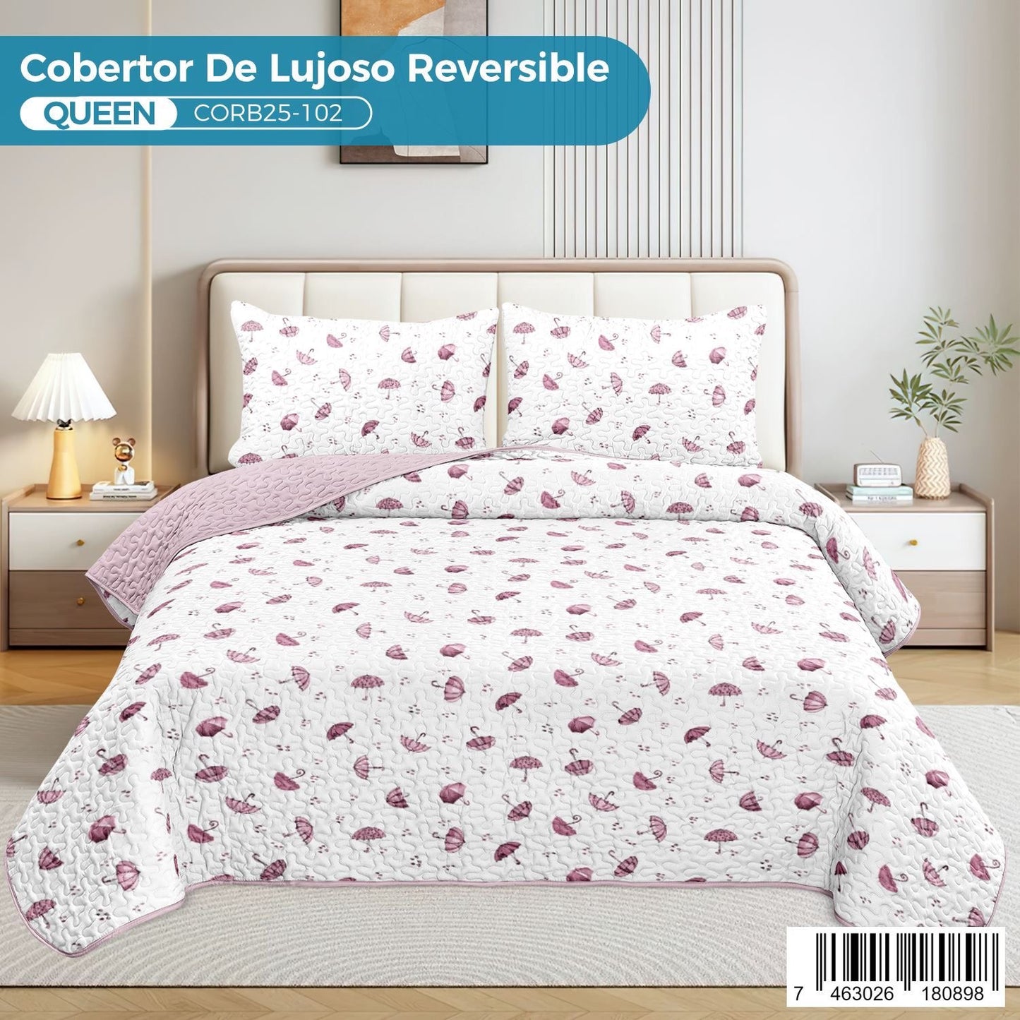 Cobertor 3 PIEZAS QUEEN y KING