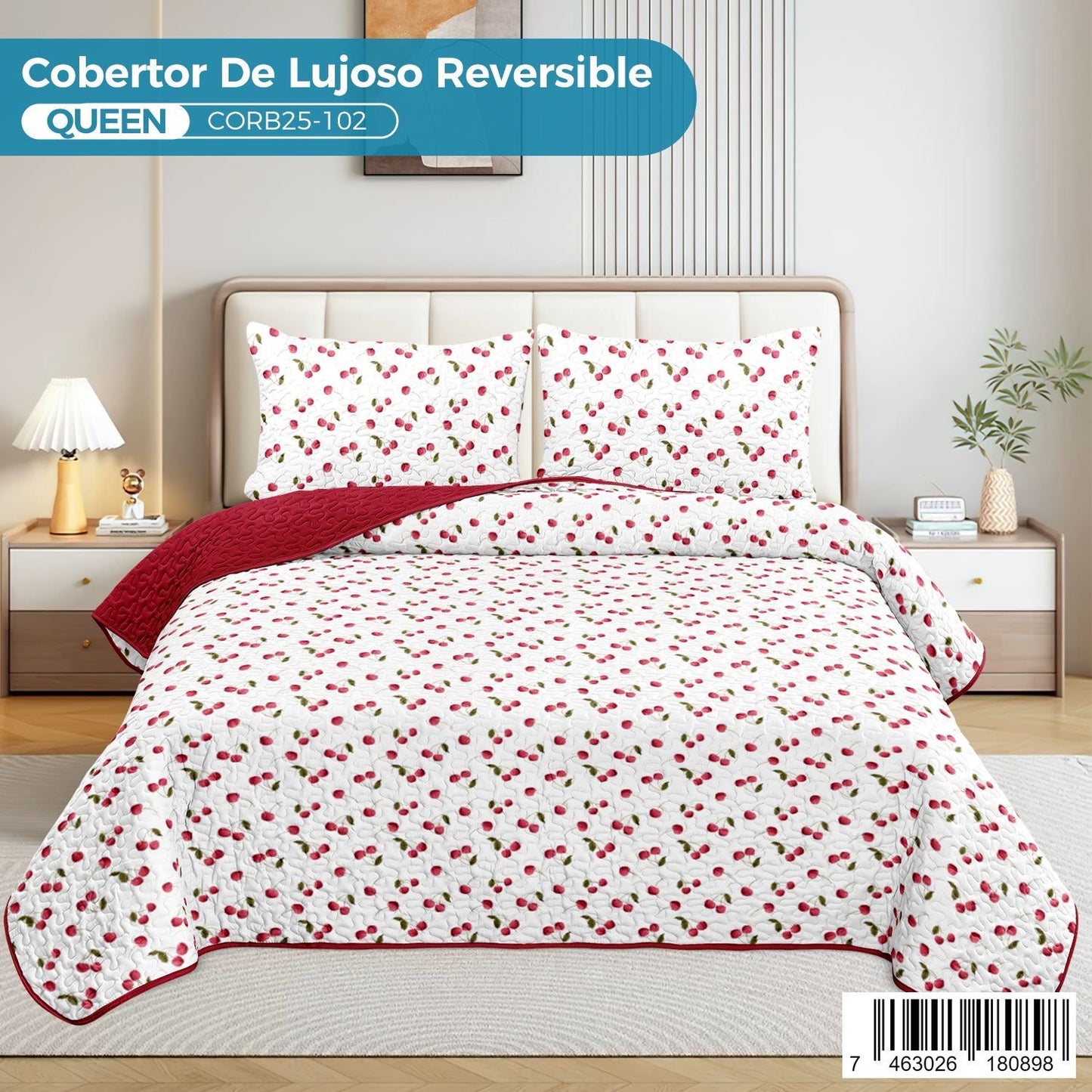 Cobertor 3 PIEZAS QUEEN y KING