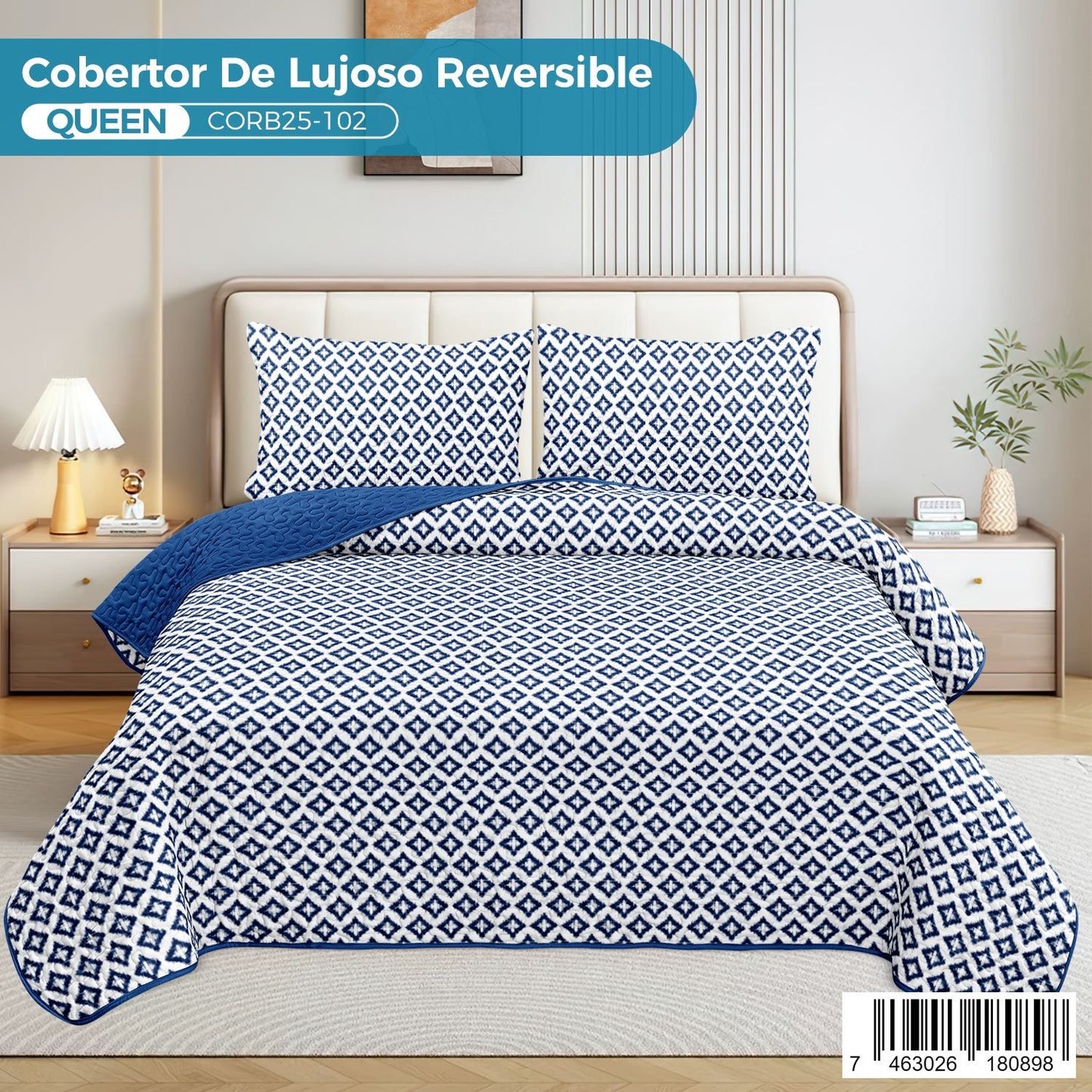 Cobertor 3 PIEZAS QUEEN y KING