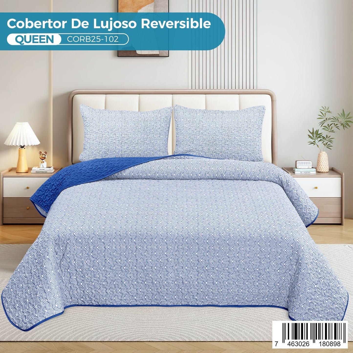 Cobertor 3 PIEZAS QUEEN y KING