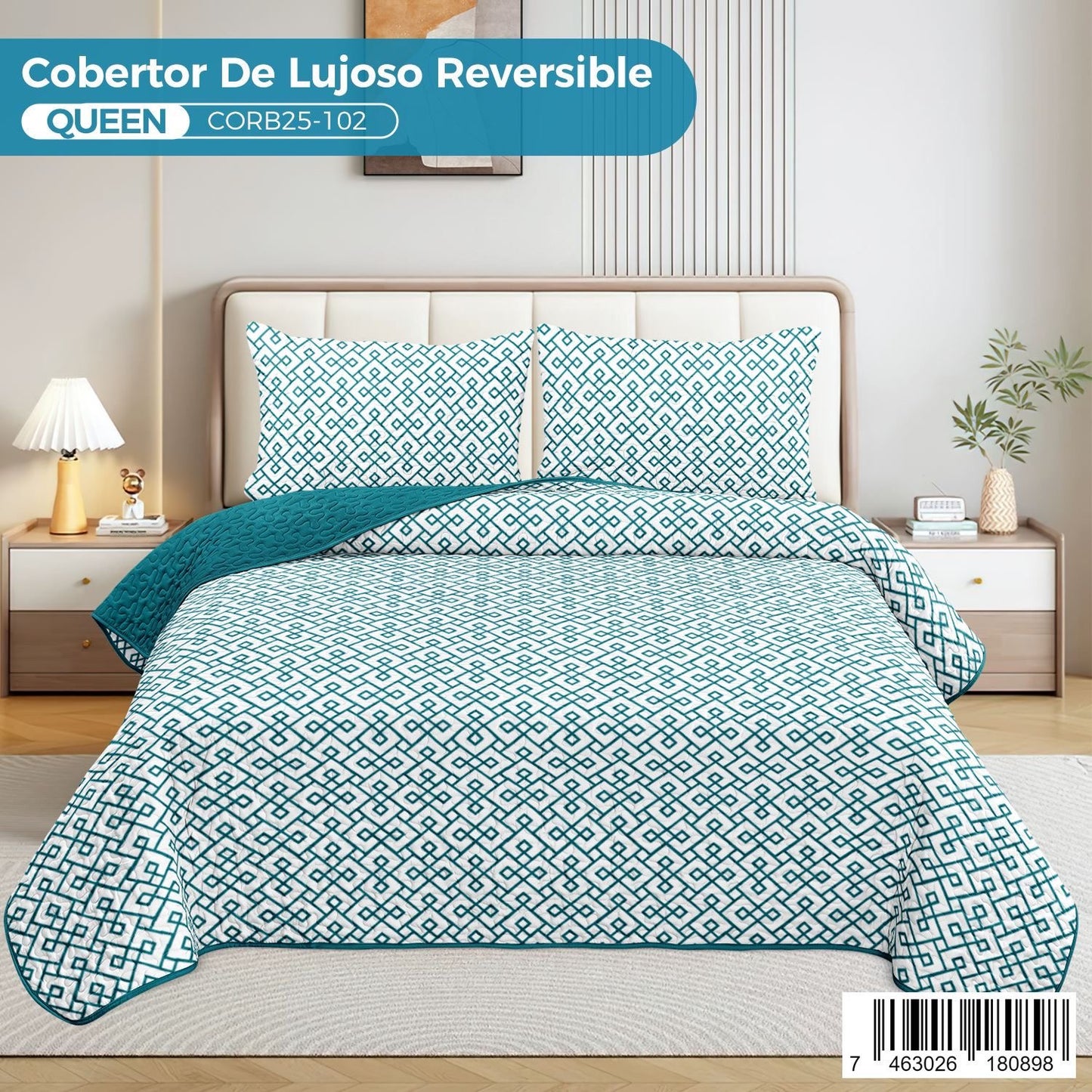 Cobertor 3 PIEZAS QUEEN y KING