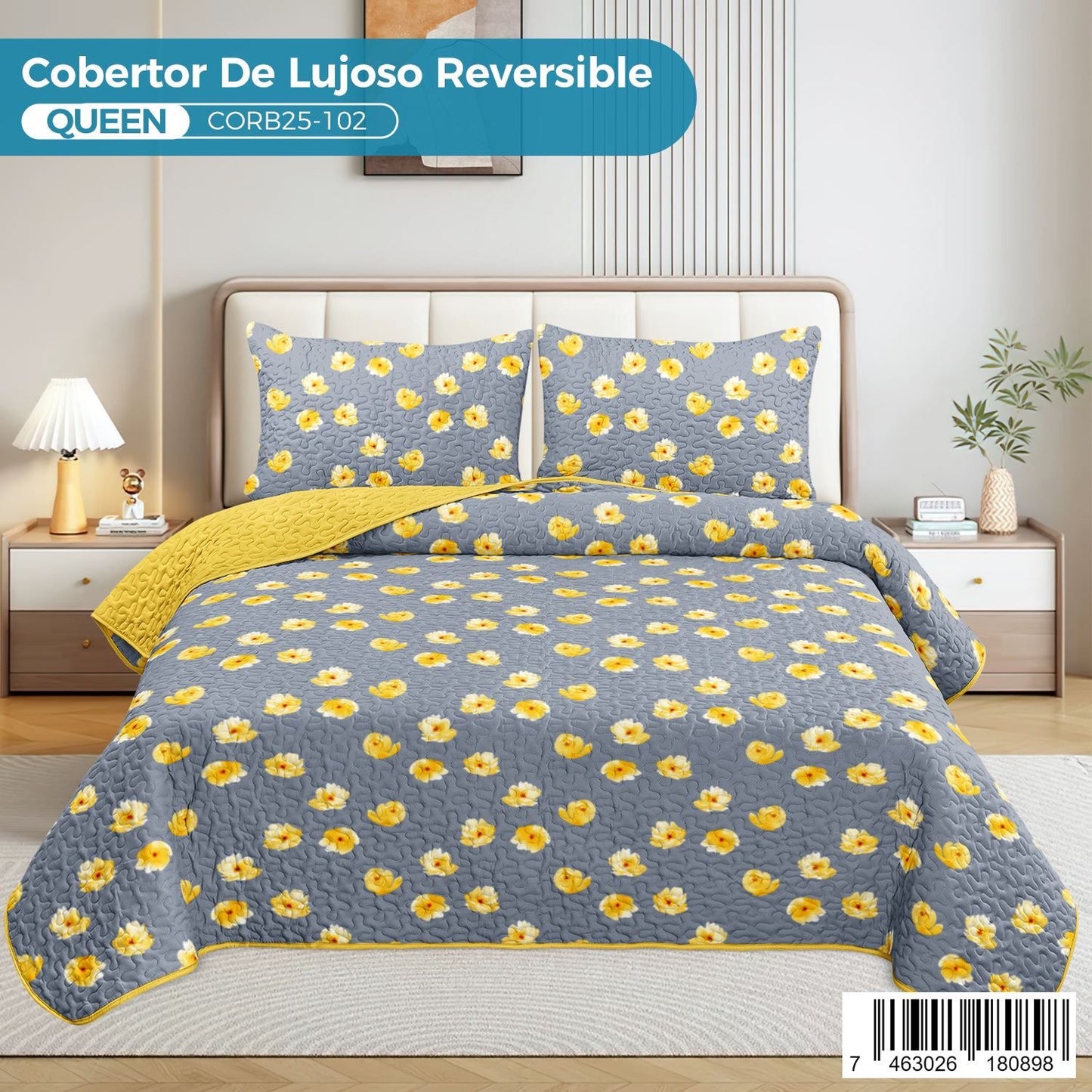 Cobertor 3 PIEZAS QUEEN y KING