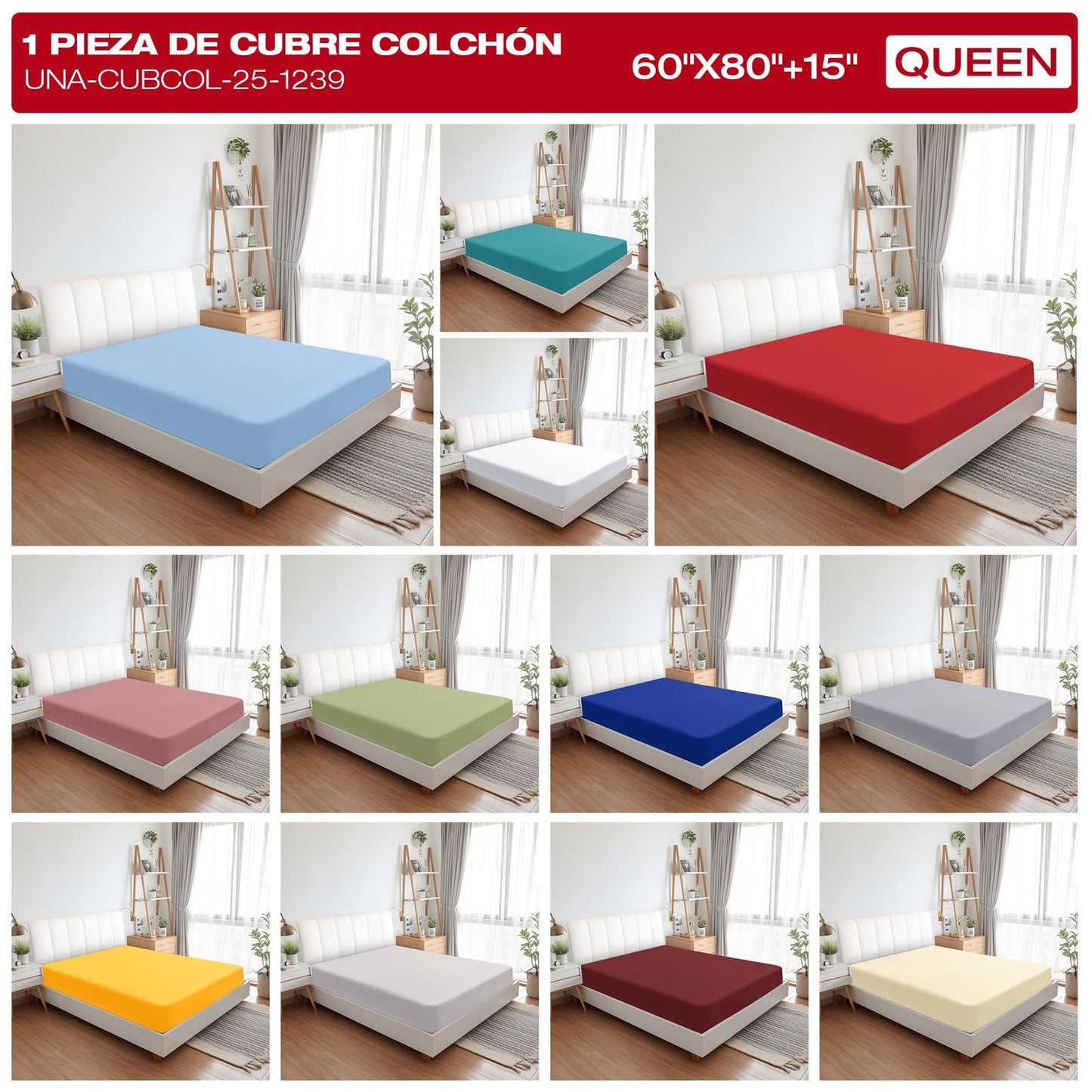 Cubre Colchon 1Pz