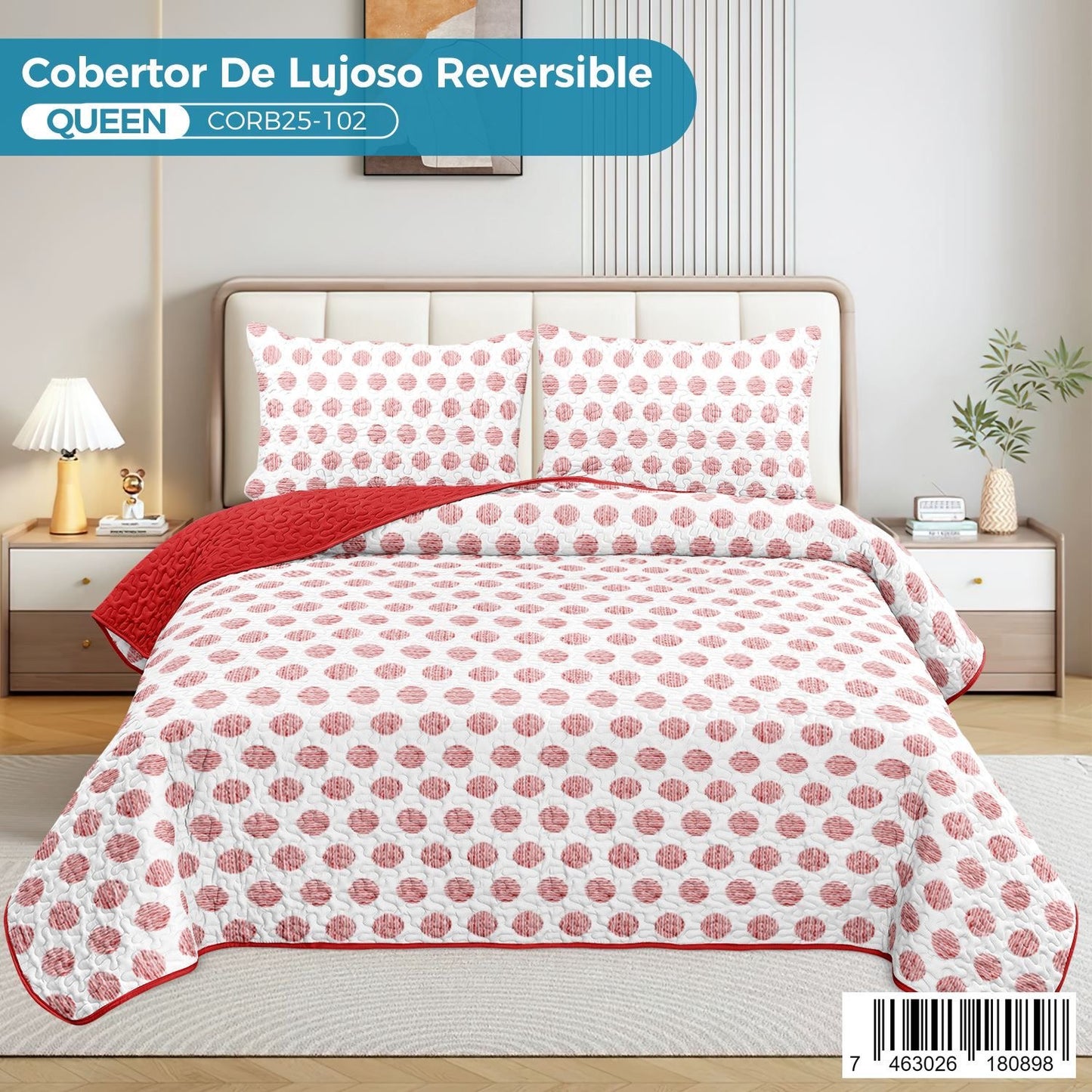 Cobertor 3 PIEZAS QUEEN y KING