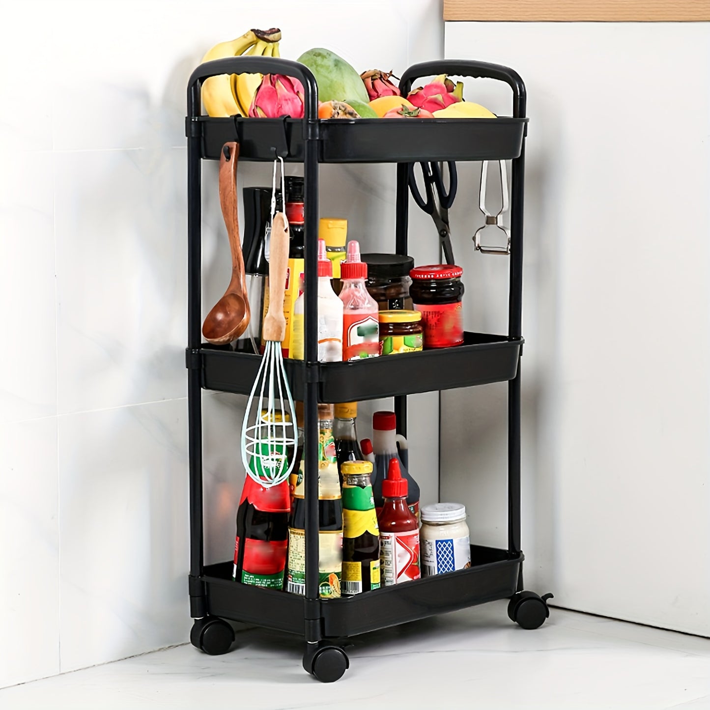Estante Carrito Plegable 3 Niveles