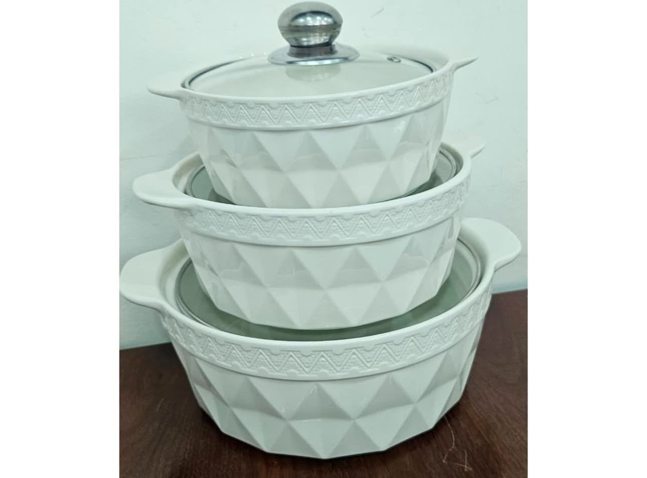 Sopera de Porcelana 3pz