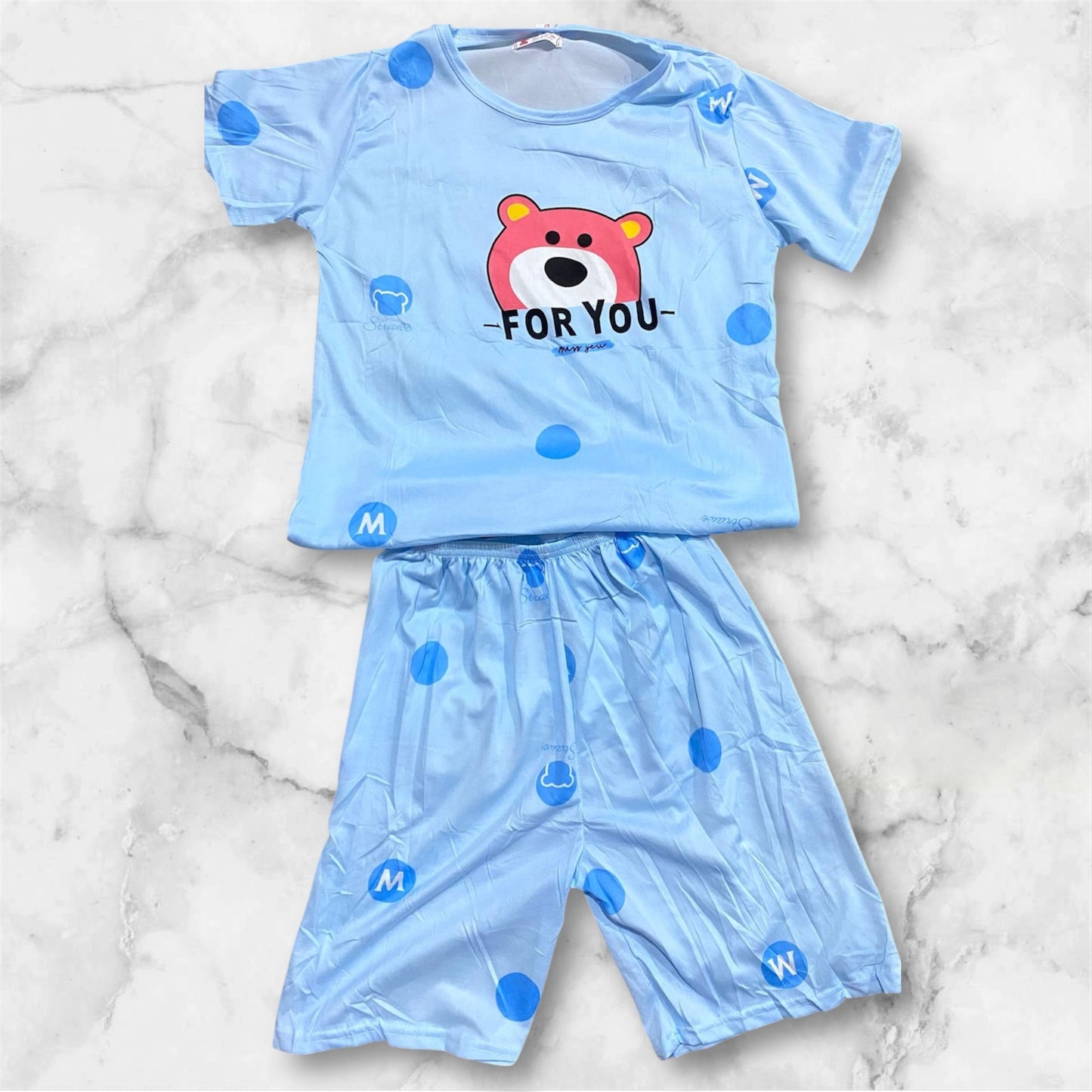 Pijama 2pz Larga Oso