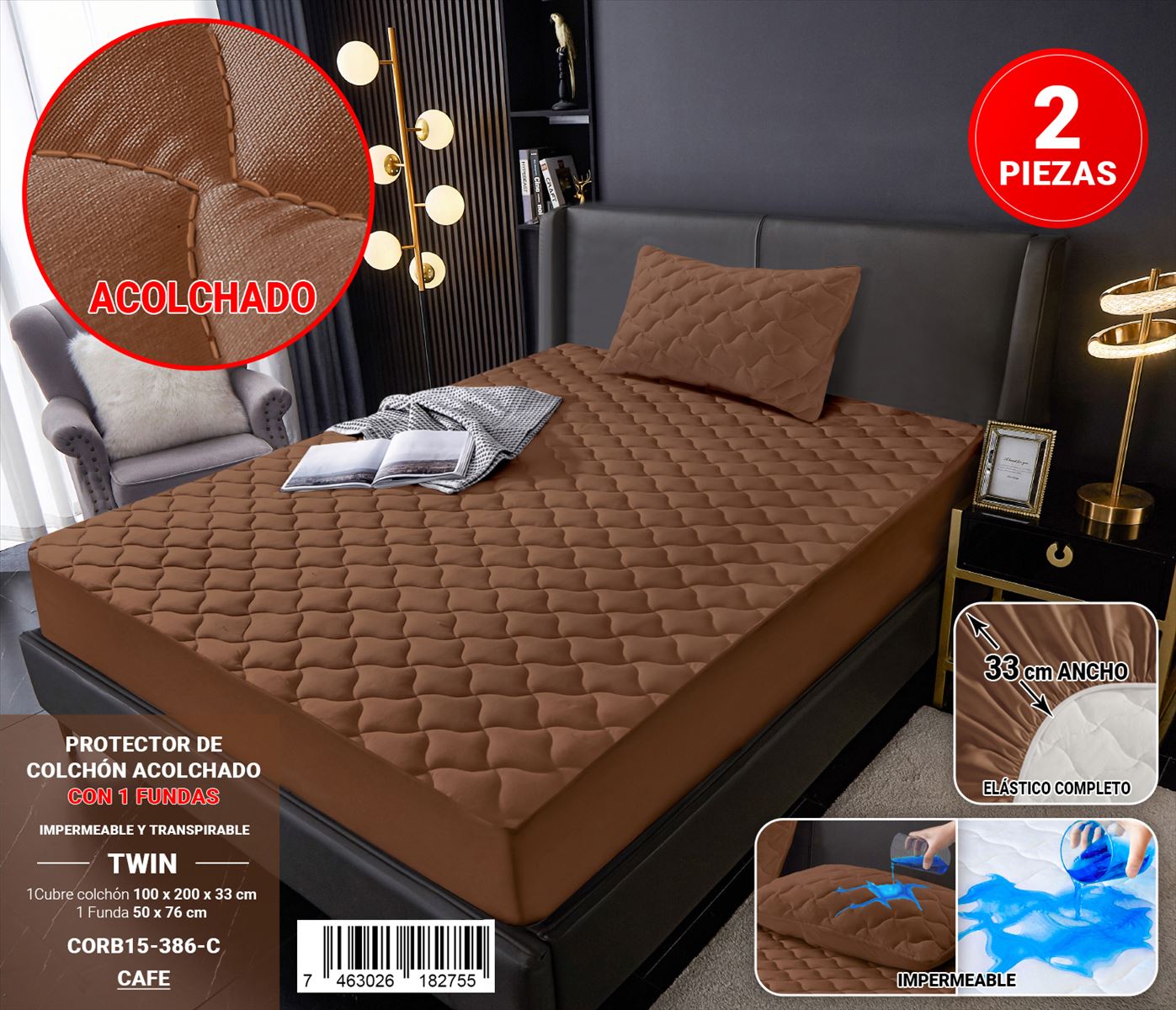 Protector twin 2 pieza