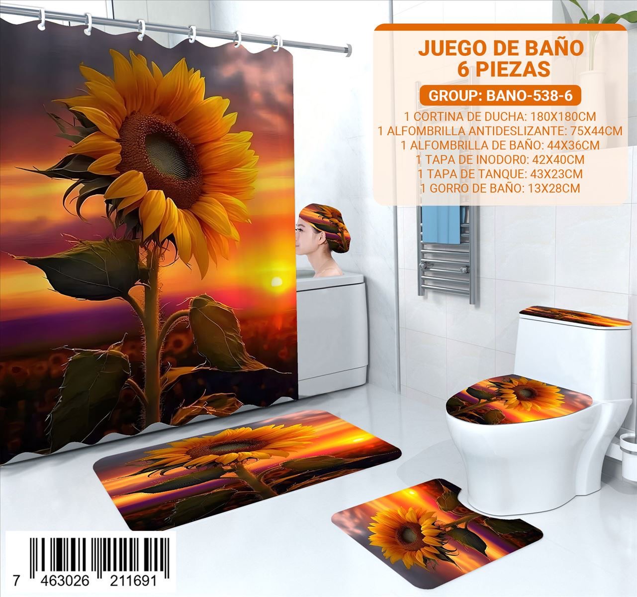 Juego de Baño de 6 pieza