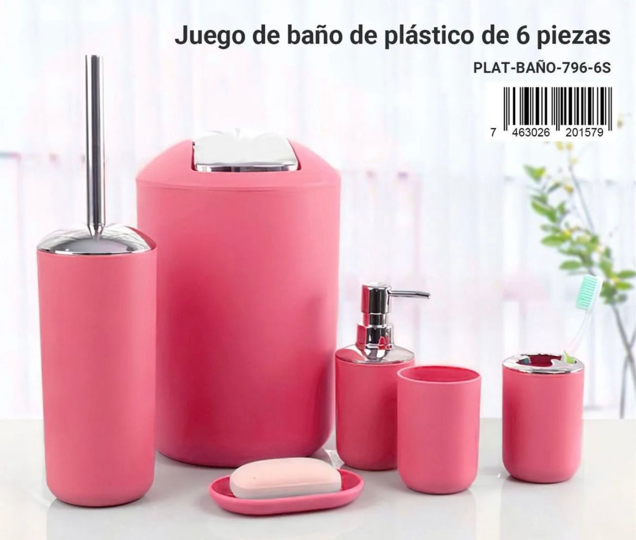 Juego de Zafacón de Baño