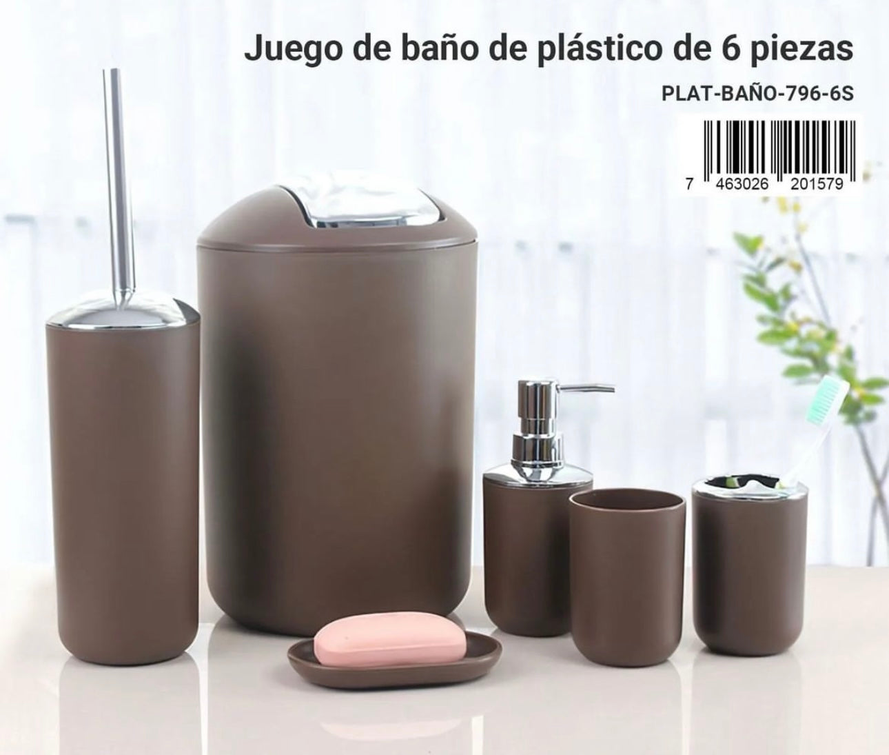 Juego de Zafacón de Baño