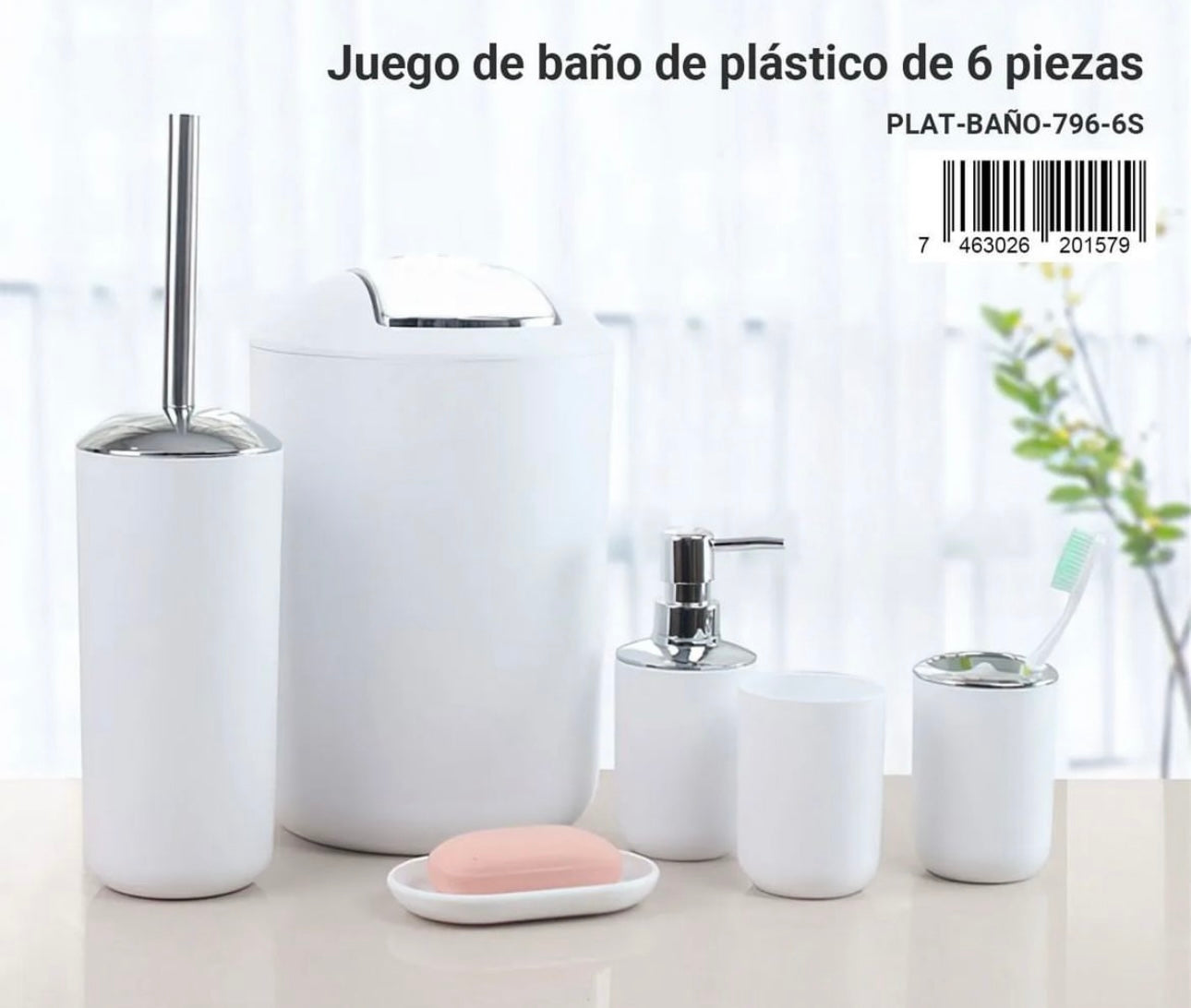 Juego de Zafacón de Baño