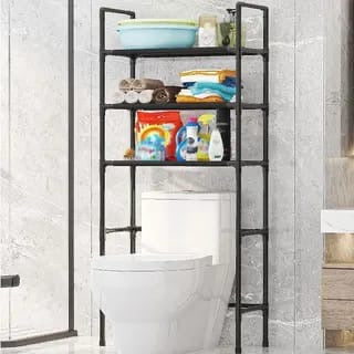 Estante De Baño Negro