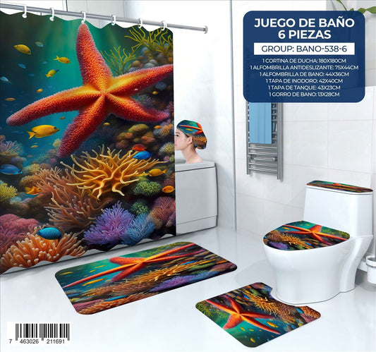 Juego de Baño de 6 pieza