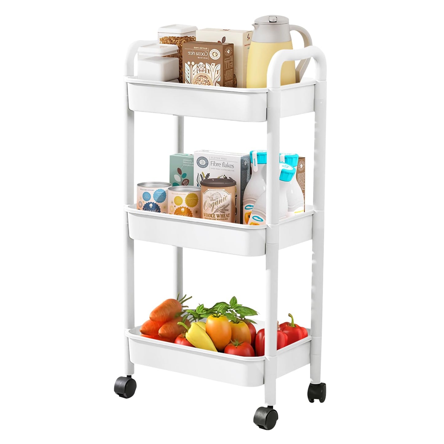 Estante Carrito Plegable 3 Niveles
