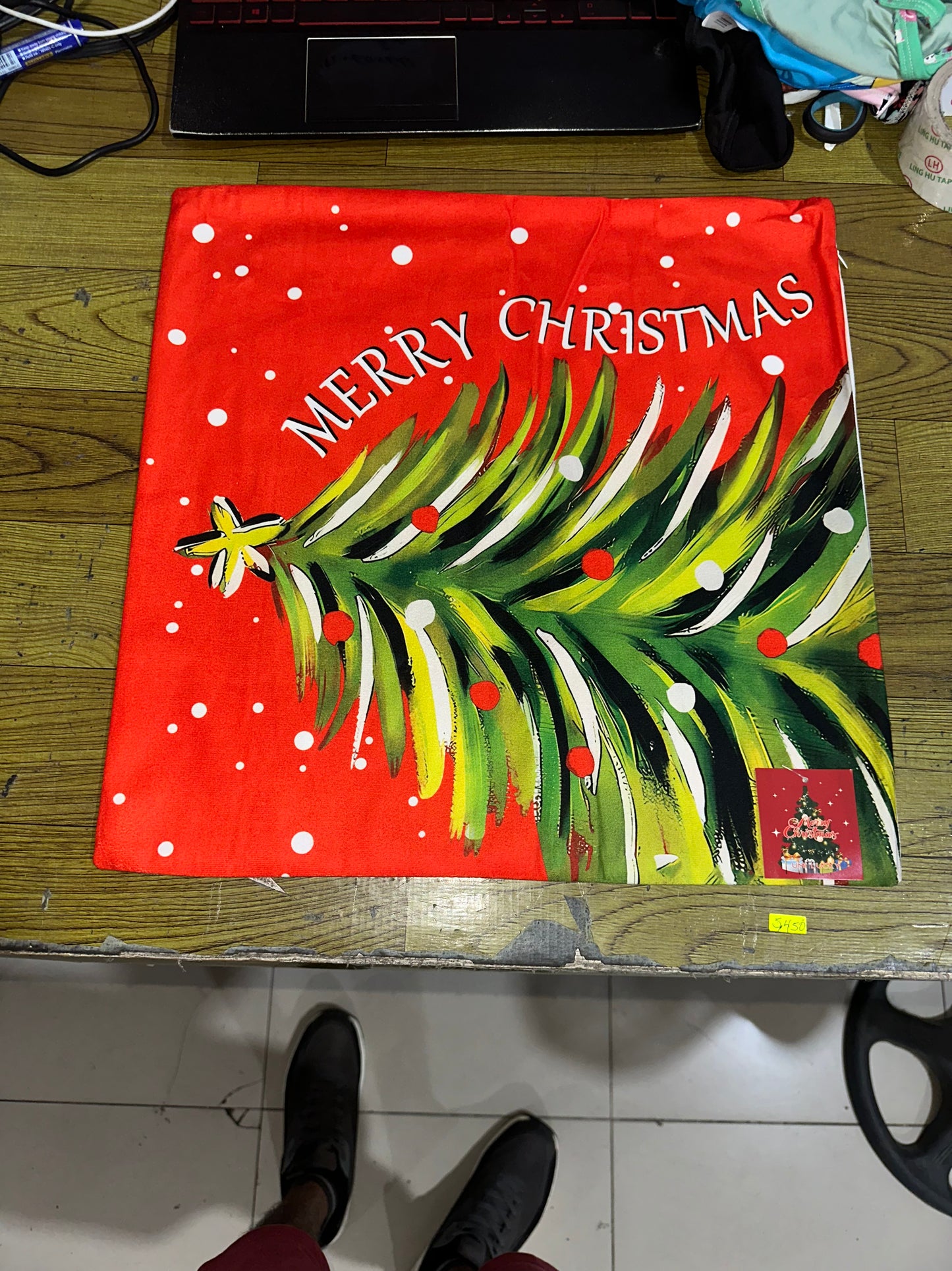 Forro de cojin Navideño