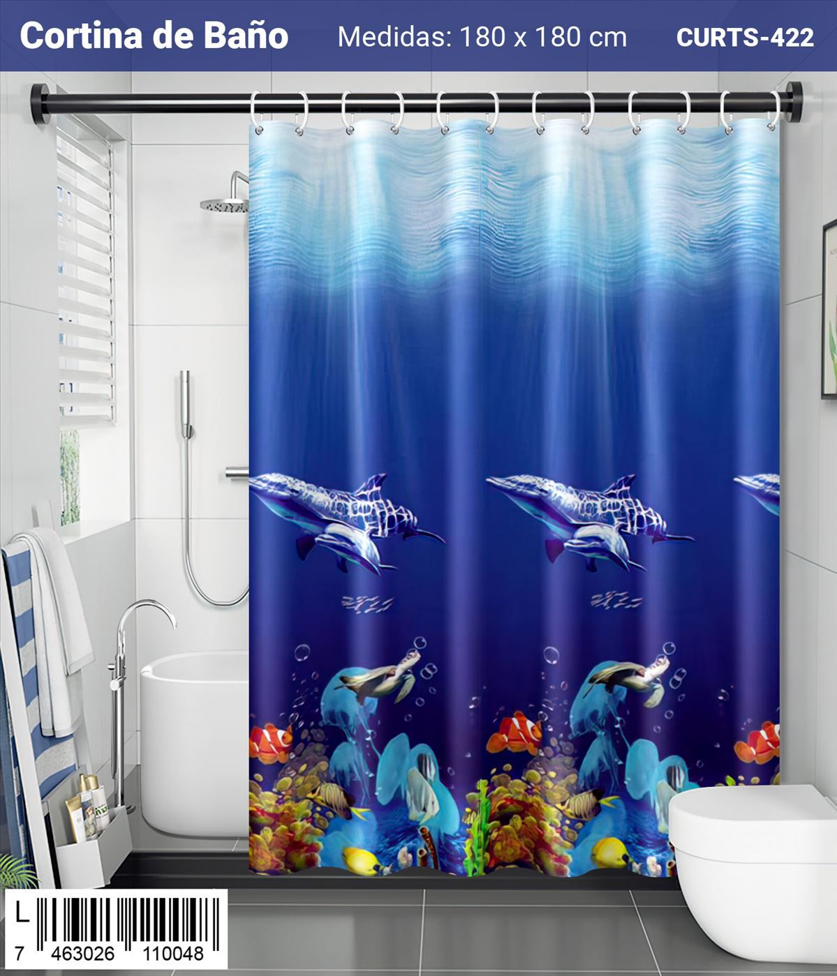 Cortina Impermeables con Diseño