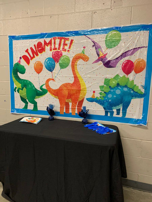 Decoración de Cumpleaños en Dinosaurio