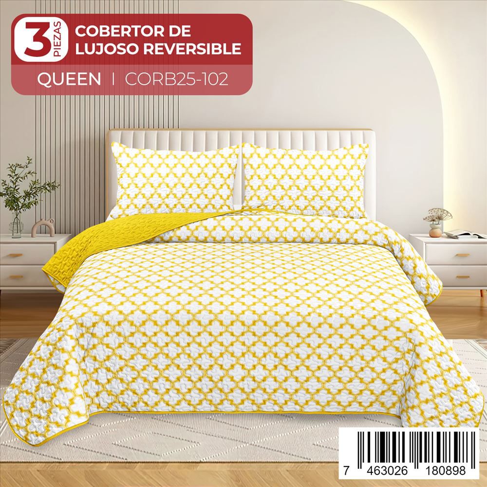 Cobertor 3 PIEZAS QUEEN y KING