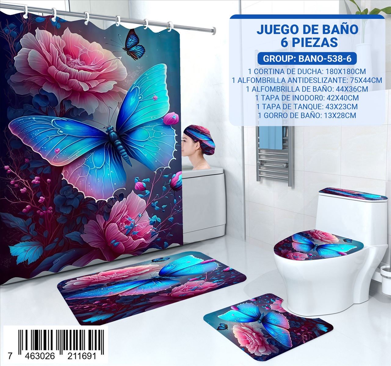 Juego de Baño de 6 pieza