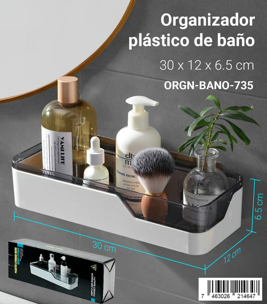 Organizador plastico de Baño