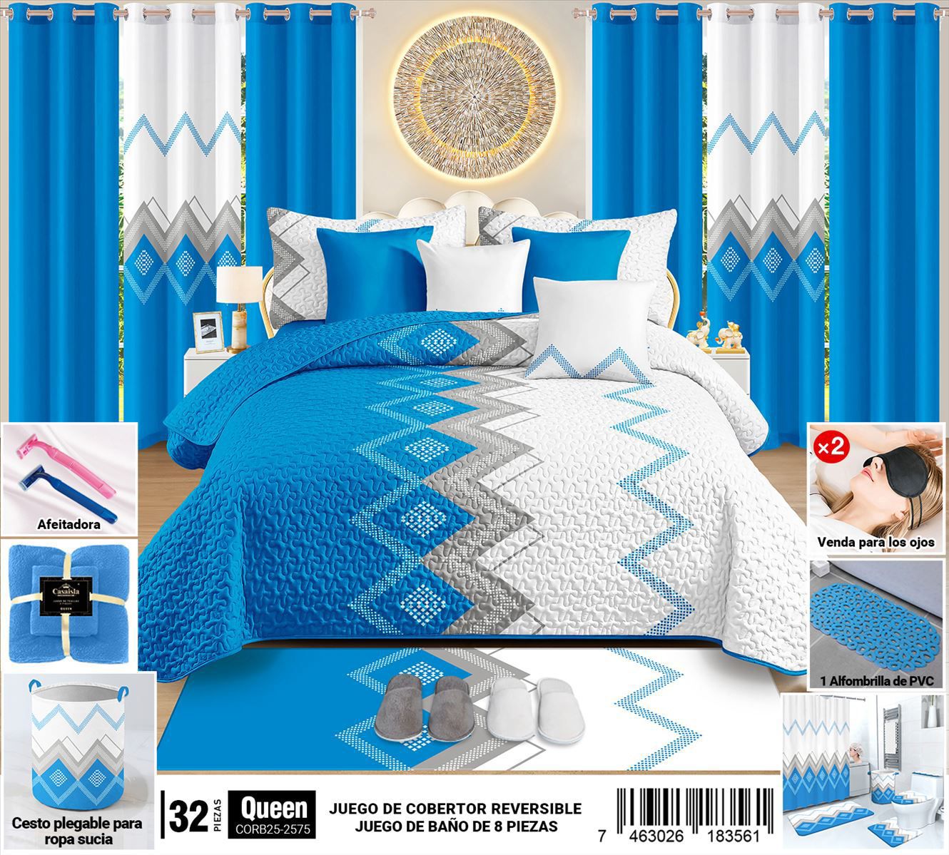 Cobertor 32 Pz Queen